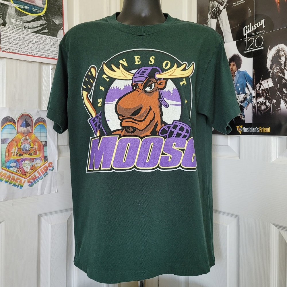 Vintage 90's Minnesota Moose Hockey T-Shirt